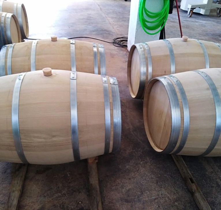 Requena wine barrels