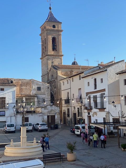 Church in historic Requena town